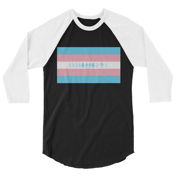 Robots 3/4 sleeve raglan shirt