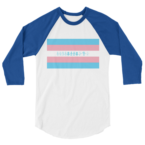 Robots 3/4 sleeve raglan shirt