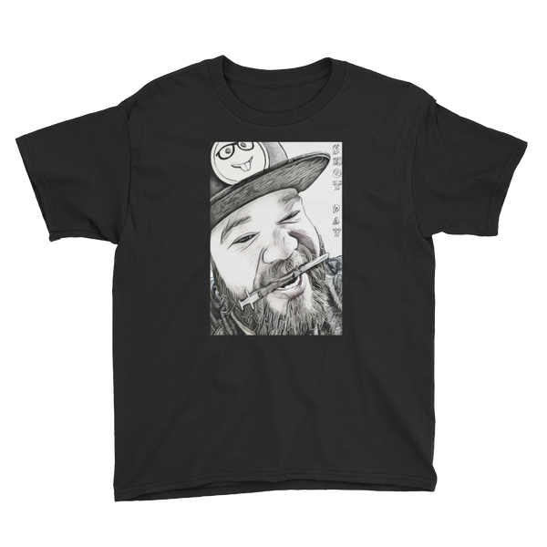 Lil Man Shot Day Short Sleeve T-Shirt BLK/WT
