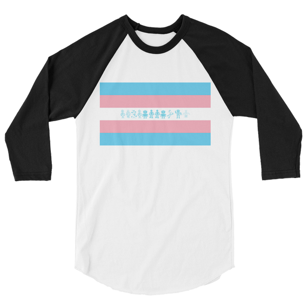 Robots 3/4 sleeve raglan shirt