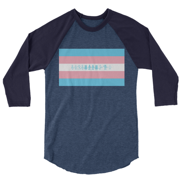 Robots 3/4 sleeve raglan shirt